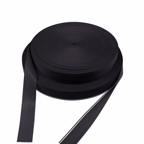 Correias de cinto de segurança automáticas de poliéster de nylon de 2 polegadas personalizadas Correias de cinto de segurança de carro para serviço pesado