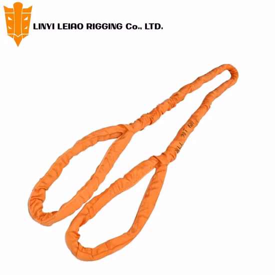 Correia de elevação 100% poliéster tipoia redonda