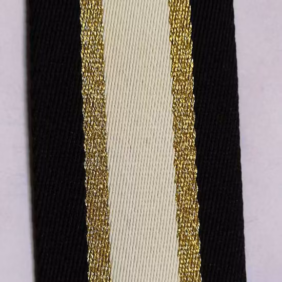 Correia de poliéster listrada vermelha verde de 38 mm