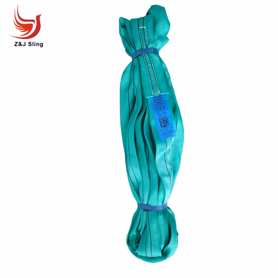 Estilingue redondo verde de poliéster 2t certificado pela GS